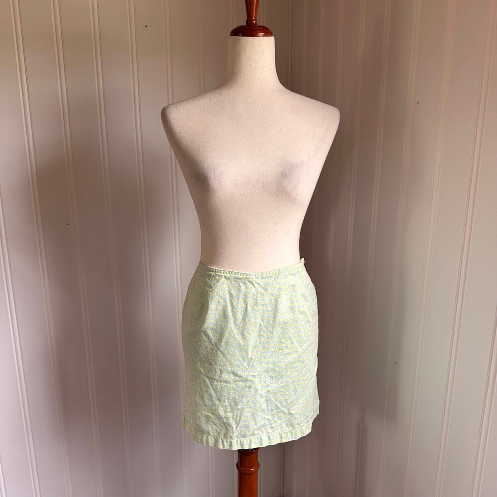 Vintage 90s/Y2K Preppy Floral Mini Skort 10P